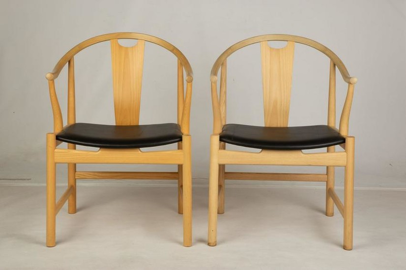 Two Hans Wegner (Danish, 1914-2007) "Chinese Chairs"