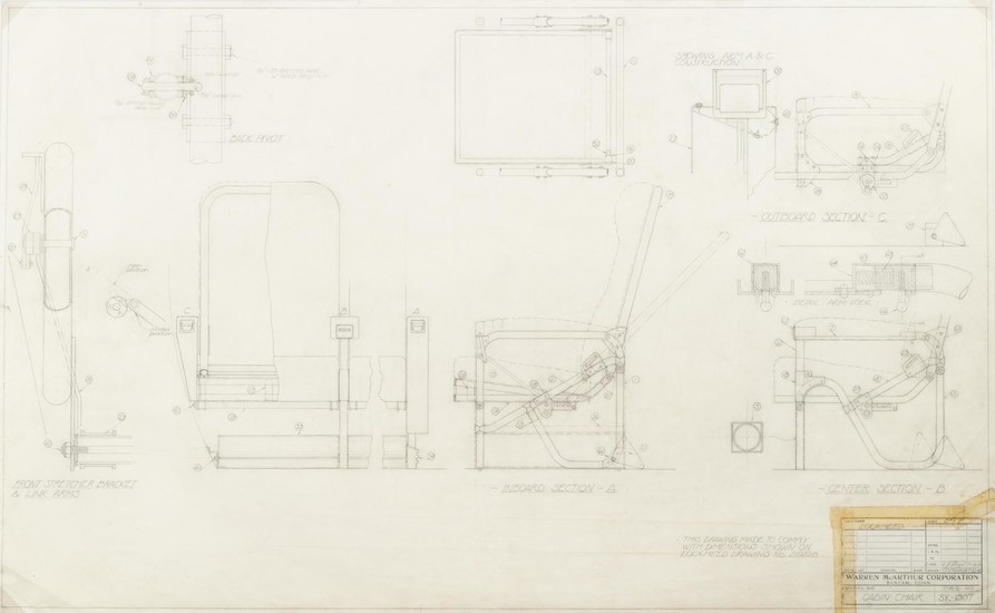 Untitled (Group of Six Mechanical Sketches)