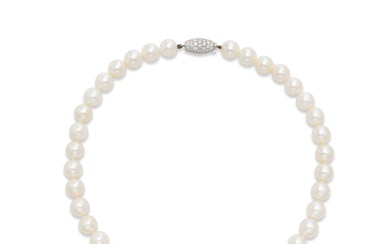 Van Cleef & Arpels Cultured Pearl and Diamond Necklace |...