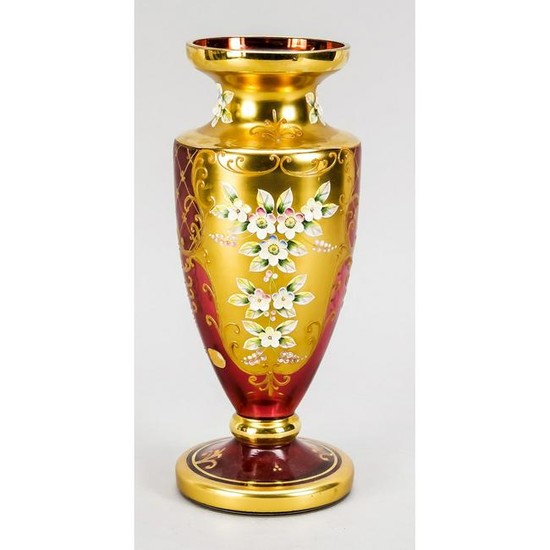 Vase, Bohemia, 20th cent.