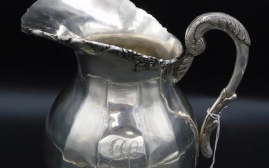 Vigueras Sterling Silver Pitcher. 20th century.