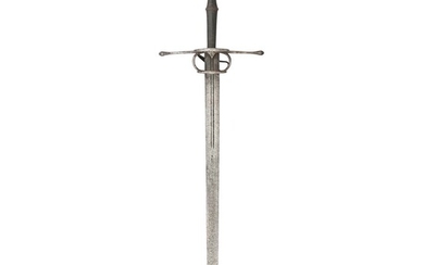 Ⓦ A RARE HAND-AND-A-HALF SWORD, THIRD QUARTER OF THE 16TH CENTURY, GERMAN OR SWISS