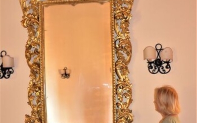 Wall mirror - Louis XV - Wood - 19th century