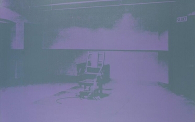 Warhol, Andy: Andy Warhol - Electric Chair-Sunday B