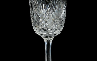 Wine Stem, American Brilliant Cut Glass