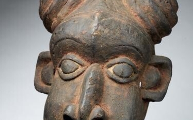 Wooden face mask from the grassland, Bamoum people