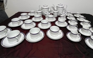 Yve de la Rosiere Pate de Limoges - Coffee and tea service (54) - Porcelain