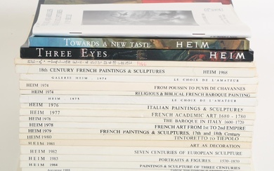 iGavel Auctions: Group of Twenty Two, Heim Art Gallery Catalogs, 1966-1990, Old Master Paintings and Others FR3SHLM