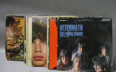 lot 17 Rolling Stones LP Record Vinyl Albums