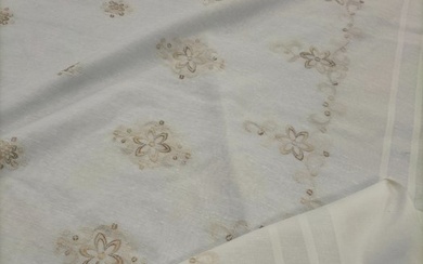 vintage muslin fabric made in Italy - 500 x 170 cm - Linen - 21st century