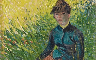 FEMME DANS UN CHAMP DE BLÉ, Vincent van Gogh