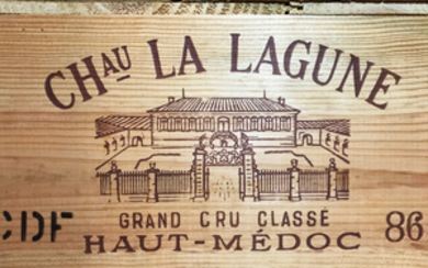 12 bts Haut-Médoc Ch. La Lagune 3ème Grand Cru Classé CBO 0.75 L 1986