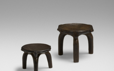 Hehe peoples, stools, set of two