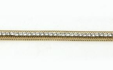 18k Gold and Diamond Tennis Bracelet