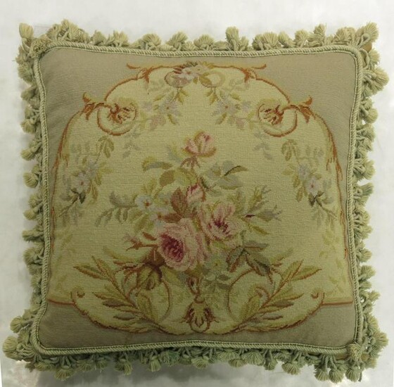 19th Century French Aubusson Pillow No. j1720