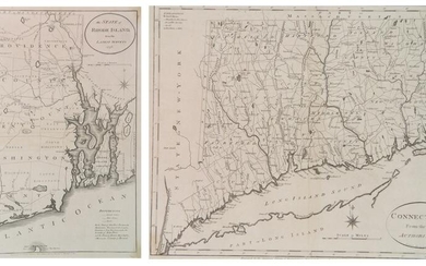 2 Tanner Maps- Rhode Island & Connecticut