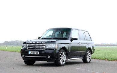 2010 Land Rover Range Rover Autobiography 4x4 Estate, Registration no. BK10 RWW Chassis no. SALLMAME3AA322468