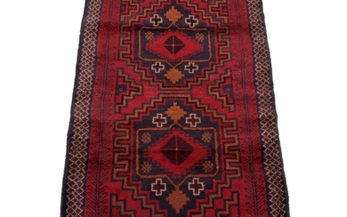 2'11 x 4'8 Hand-Knotted Afghan Taimani Accent Rug