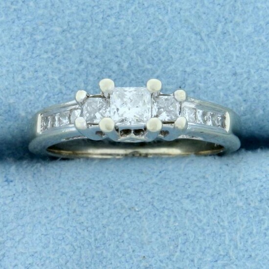 2/3ct TW Princess Cut Diamond Engagement or Anniversary