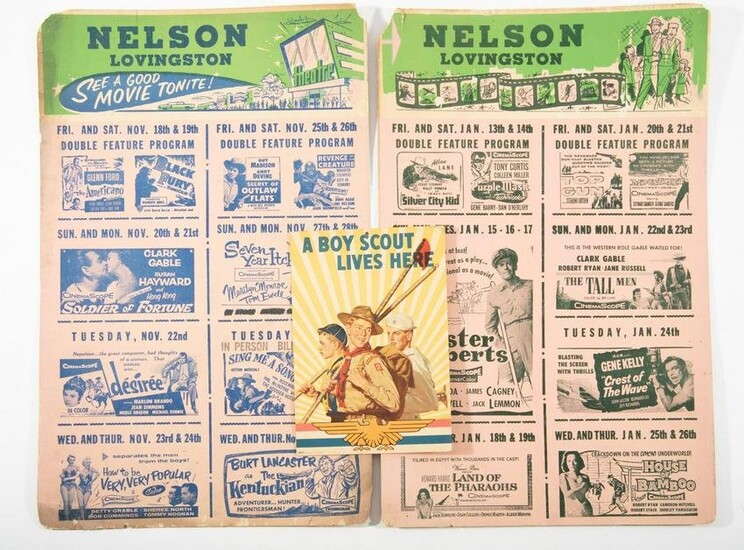 3 BSA and Nelson Lovingston Posters