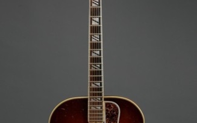 AMERICAN SUPER 400 SUNBURST ACOUSTIC GUITAR BY GIBSON