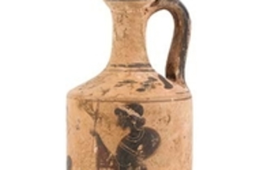 Attic black figure lekythos Late 6th century BC; height cm...