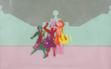 [Beatles.- Yellow Submarine] Original hand-painted animation cel from...