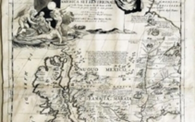 Coronelli Map of Western America