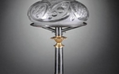 English Gilt and Patinated Bronze Sinumbra Lamp
