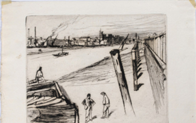 James Abbott McNeill Whistler, (1834-1903) - Millbank, 1861