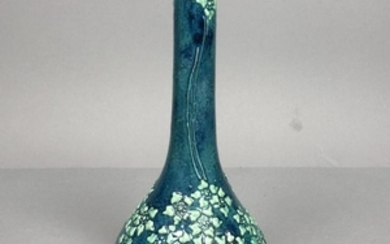 LIBERTY & CO. Art Nouveau Ceramic Vase. Long neck