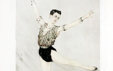 Louis Icart - Nijinsky (Russian Ballet Dancer)