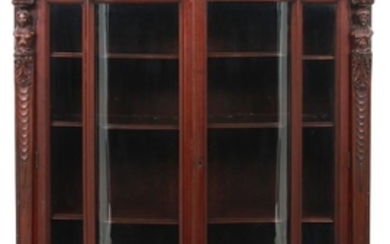 RJ Horner Mahogany 2 Door Bookcase