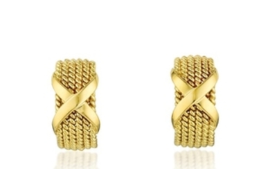 Schlumberger Tiffany & Co. Gold Earrings