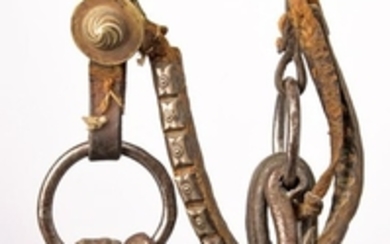 A SNAFFLE BIT WITH BRIDLE