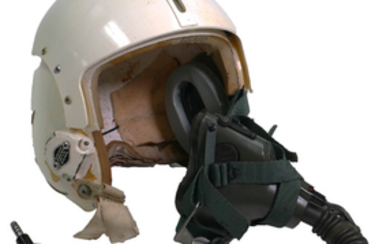 Vietnam War Era Military Pilot's Helmet & Mask
