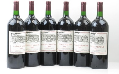 6 magnums of Chateau Meaume 2009 Bordeaux Superieur (oc)...