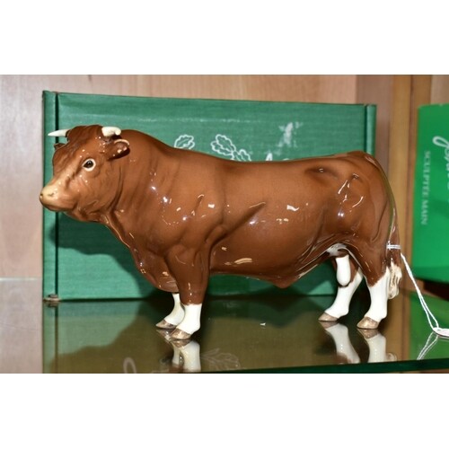 A BOXED BESWICK SPECIAL EDITION LIMOUSIN BULL, No.2463B, spe...