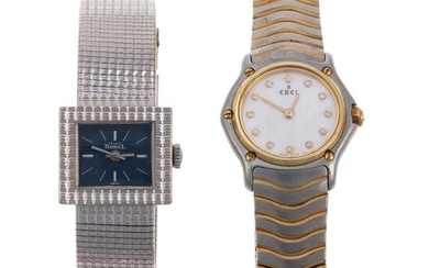 A Collection of Ebel & Ernest Borel Wrist Watches