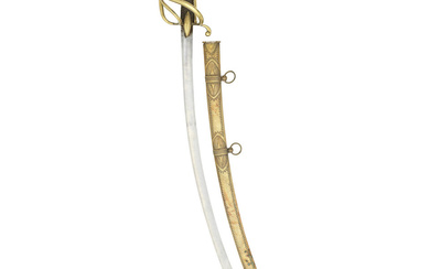 A French Light Cavalry Or Staff Officer's Sabre Early 19th...