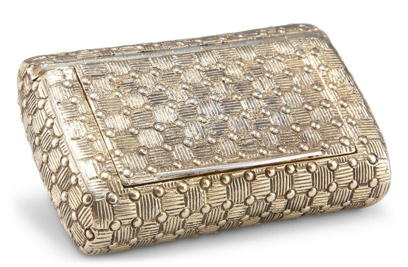 A GEORGE III SILVER-GILT SNUFF BOX, by Thomas Phipps &