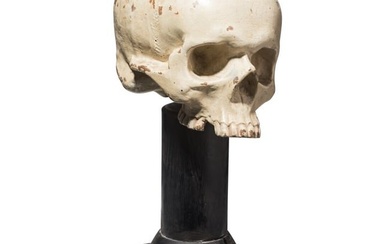 A German or Italian memento mori skull, 17th/18th century