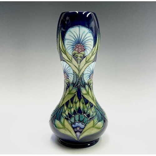 A Moorcroft 'Windsor Carnation' pattern vase, designed by Sa...