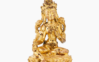 A Nepalese/ Tibetan Figure of Green Tara
