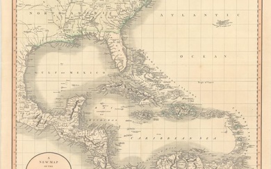 "A New Map of the West India Isles, from the Latest Authorities", Cary, John