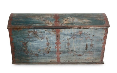 A Northern European Painted Trunk