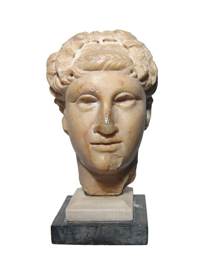 A Roman marble head of a man