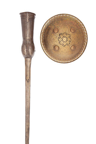 A South Indian Pata, And An Indian Circular Dhal, The First 17th Century, The Second Late 19th Century