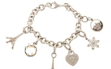 A Sterling Tiffany & Co Charm Bracelet