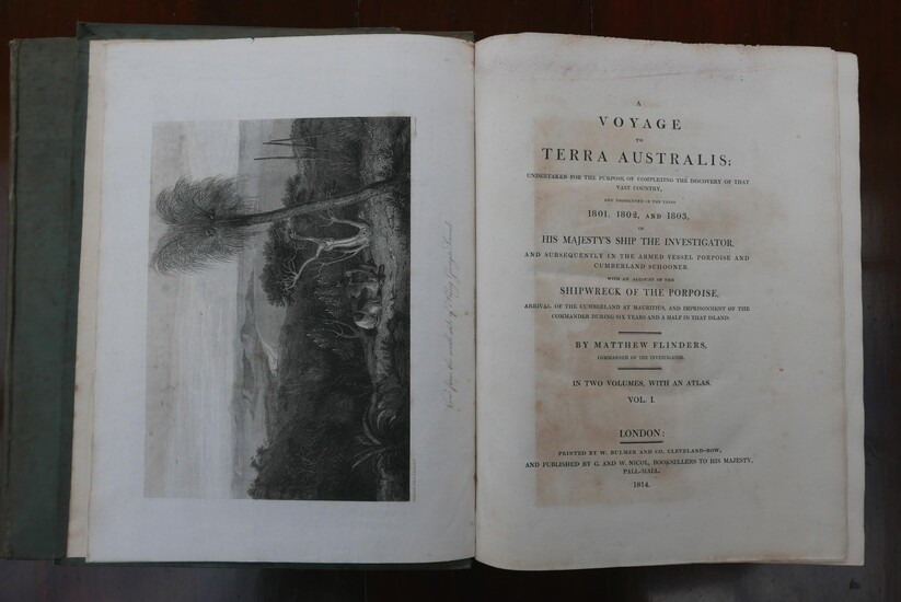 A Voyage to Terra Australis, undertaken for the purpose of completing the discovery of that vast country, and prosecuted in the years 1801, 1802, and 1803, in His Majesty's Ship The Investigator